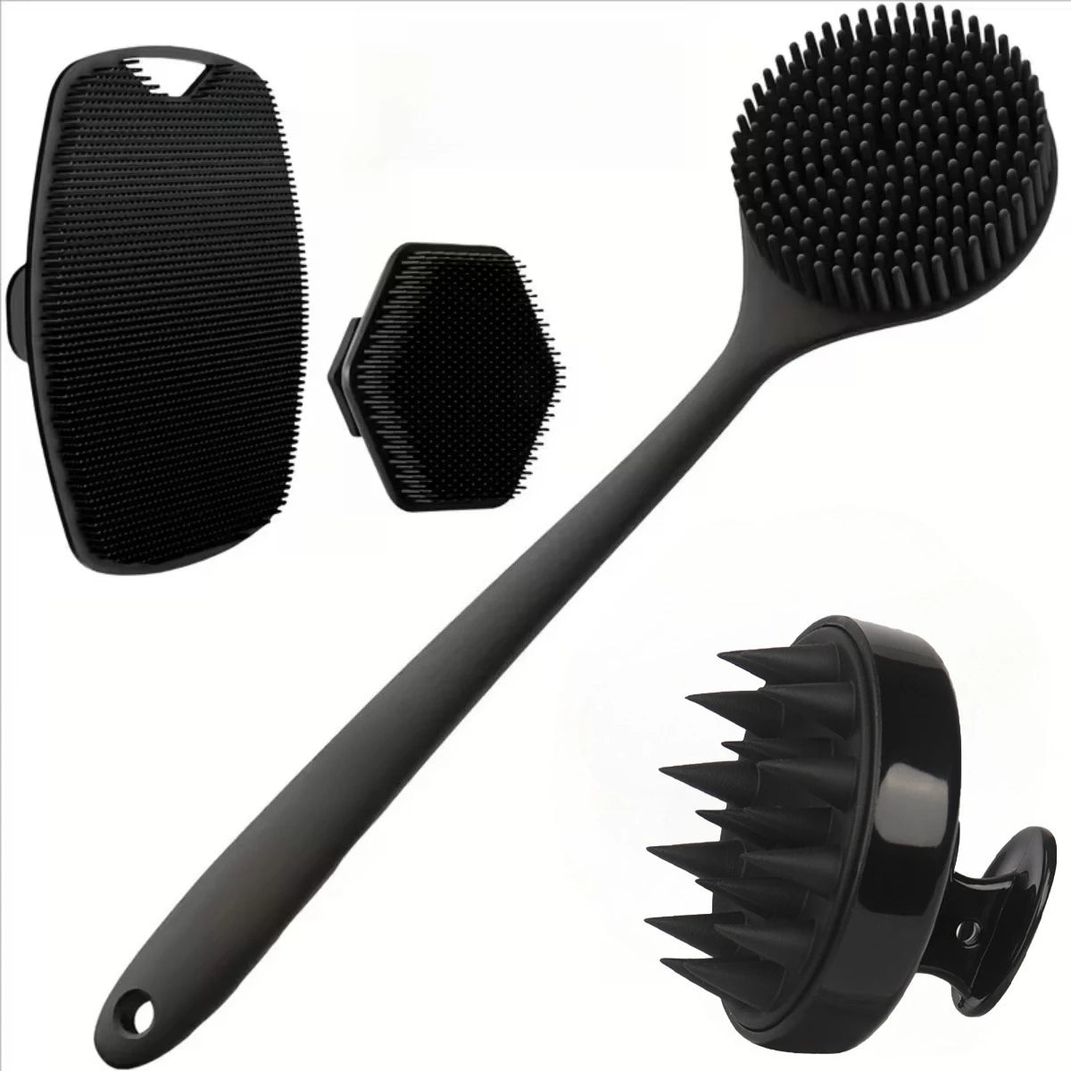 4PCS Shower Brush Set