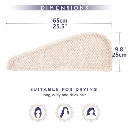 Microfiber Hair Towel Wrap