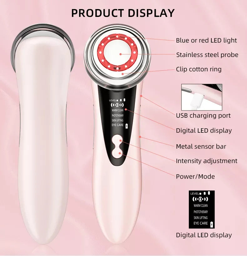 QuadraGlow Facial Massager