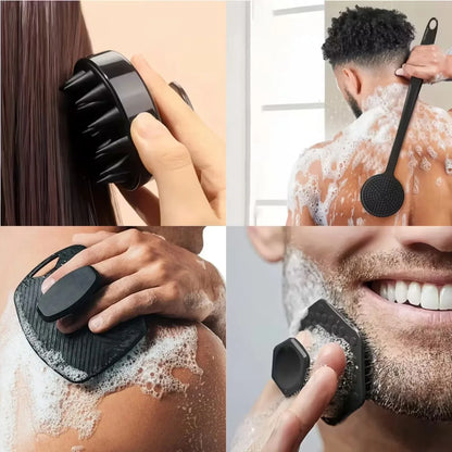4PCS Shower Brush Set