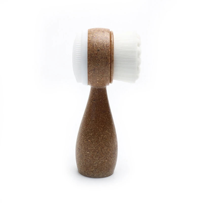 CocoShred Dual-Action Face Cleansing Brush