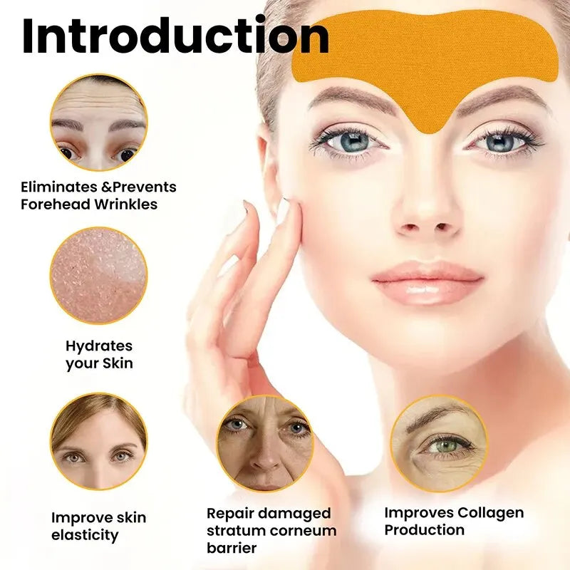 Hydrolyzed Collagen Forehead Wrinkle Patch