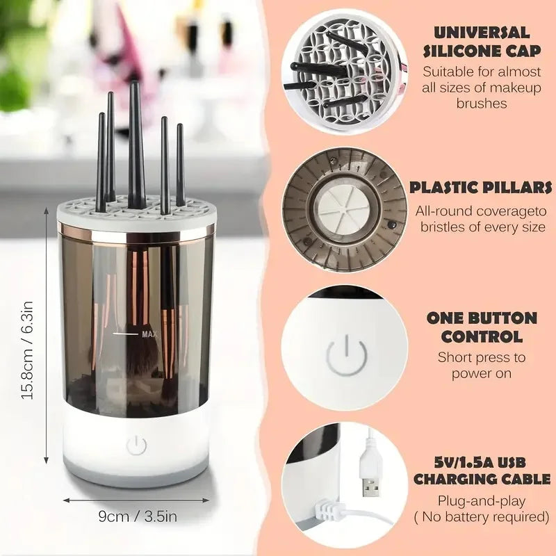 Electric Makeup Brush washer