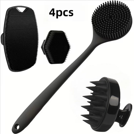 4PCS Shower Brush Set