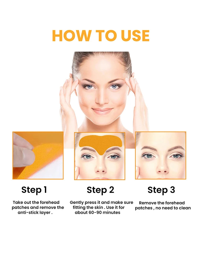 Hydrolyzed Collagen Forehead Wrinkle Patch