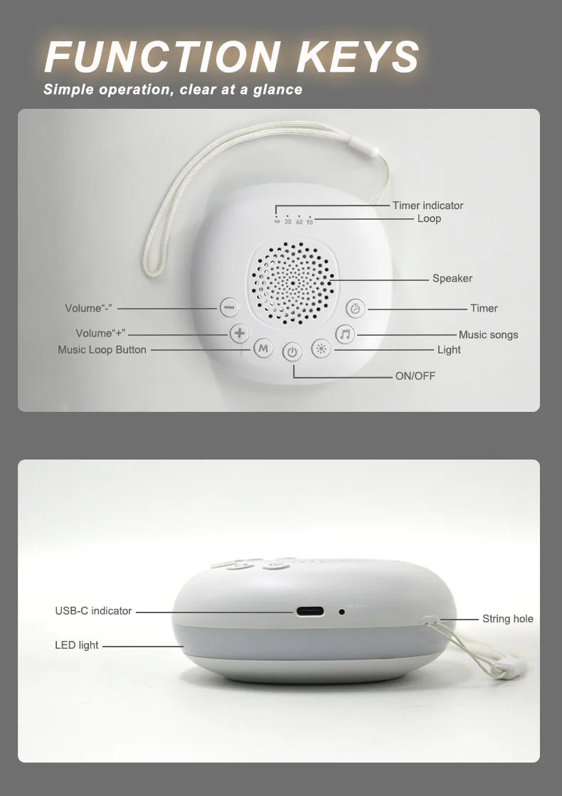 Portable White Noise Sleep Aid