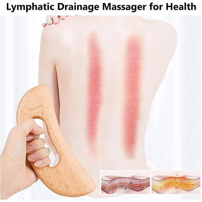 Wooden Grip Gua Sha Tool