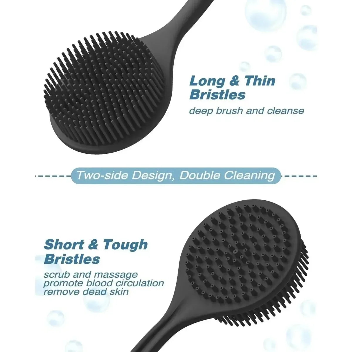 4PCS Shower Brush Set