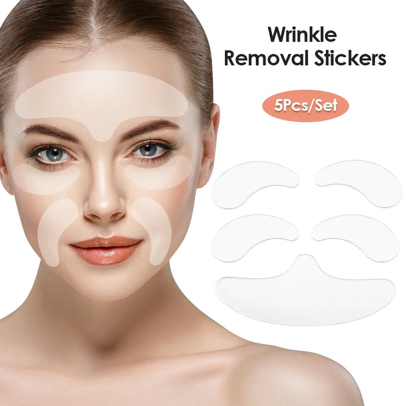 5-Piece Wrinkle Soothing Silicone Patches