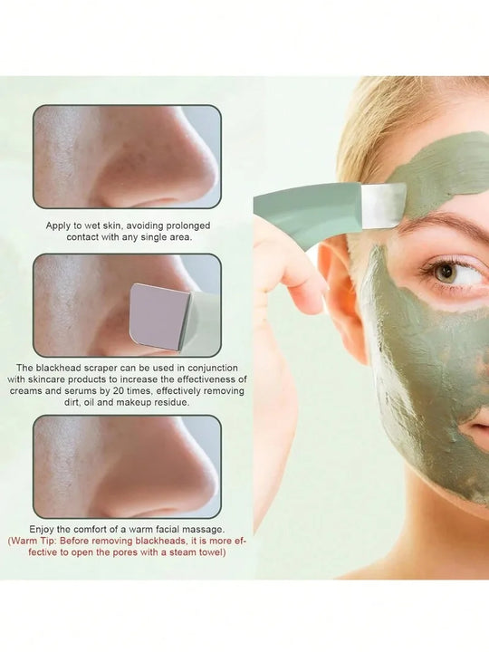 Blackhead Scraper – Stainless Steel Facial Cleansing Tool