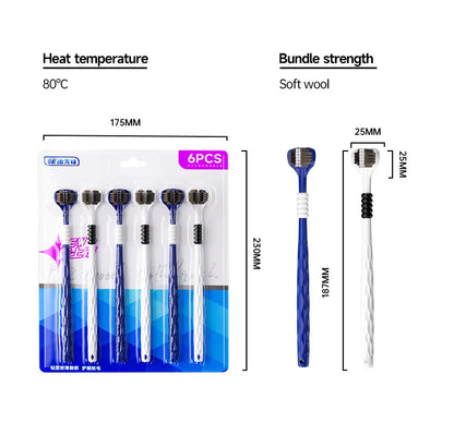 3D Manual Toothbrush (6pcs)