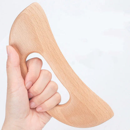 Wooden Grip Gua Sha Tool