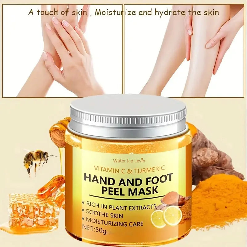 Vitamin C & Turmeric Brightening Hand & Foot Mask