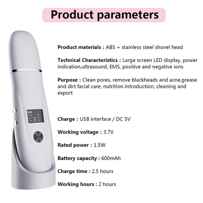 Ultrasonic Face Scrubber Kit