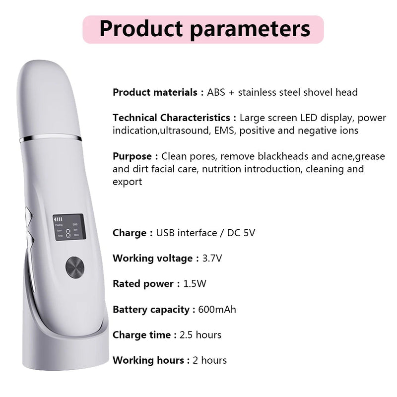 Ultrasonic Face Scrubber Kit