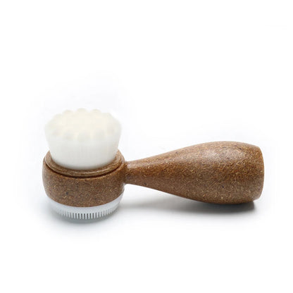 CocoShred Dual-Action Face Cleansing Brush