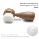 CocoShred Dual-Action Face Cleansing Brush