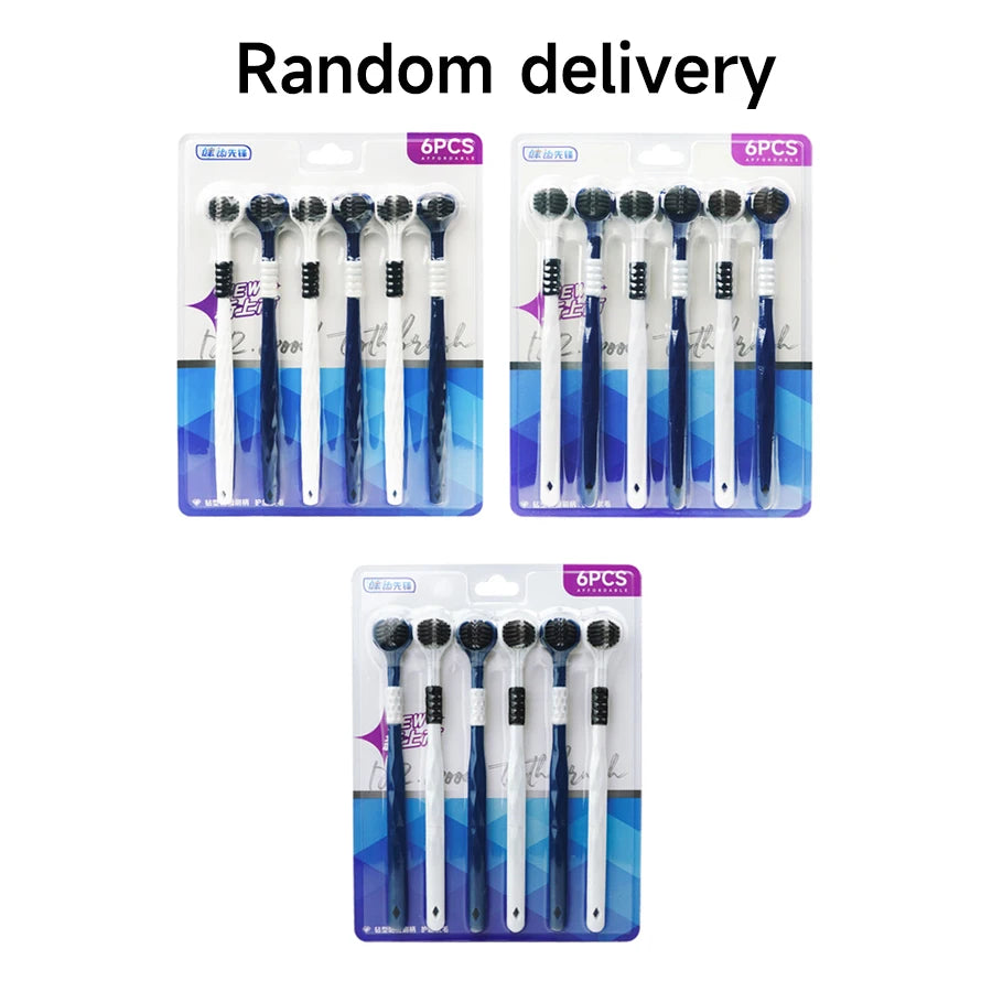 3D Manual Toothbrush (6pcs)
