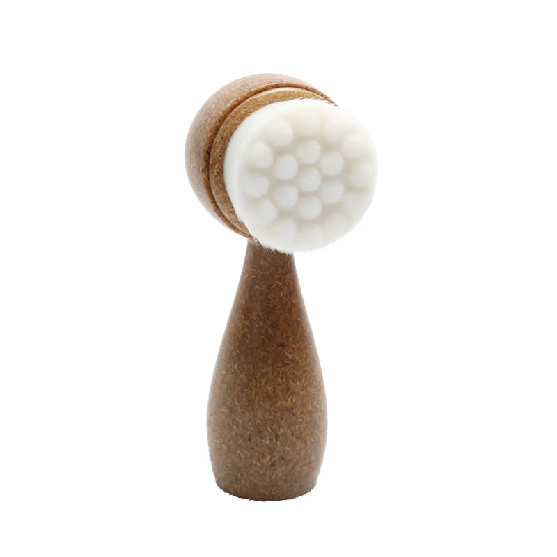 CocoShred Dual-Action Face Cleansing Brush