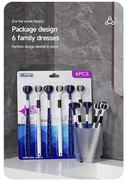 3D Manual Toothbrush (6pcs)