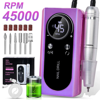 High Speed Electric Nail File Kit