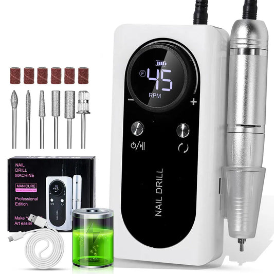 High Speed Electric Nail File Kit