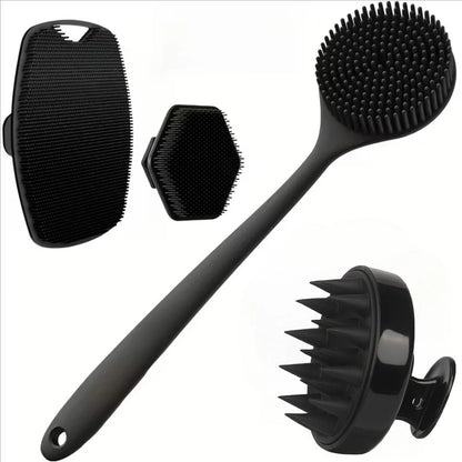 4PCS Shower Brush Set