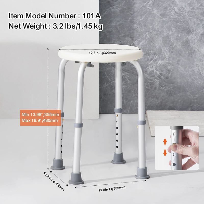 ShowerEase Adjustable Stool