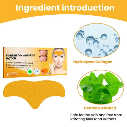 Hydrolyzed Collagen Forehead Wrinkle Patch