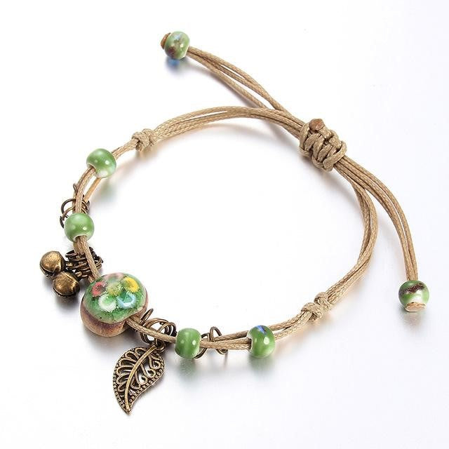 Flower Leaf Bracelet