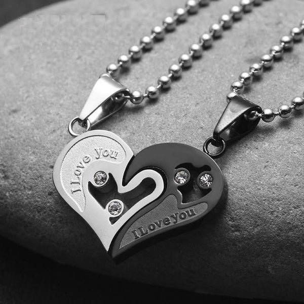 "I Love You" Couple Necklace