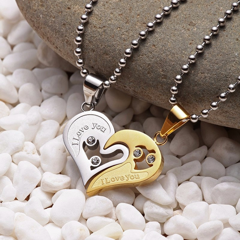 "I Love You" Couple Necklace