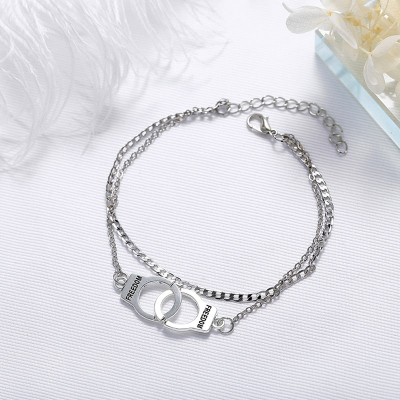 Silver Cuff Anklet