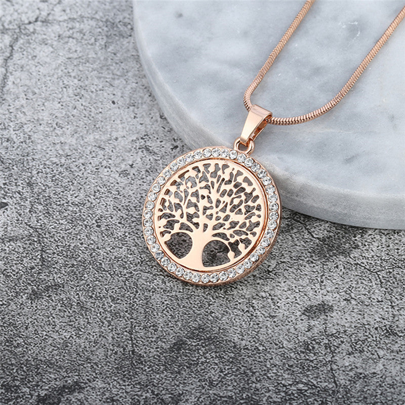 Tree of Life Crystal Necklace