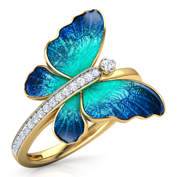 Butterfly Crystal Ring