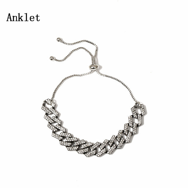 Rhinestone Crystal Anklet