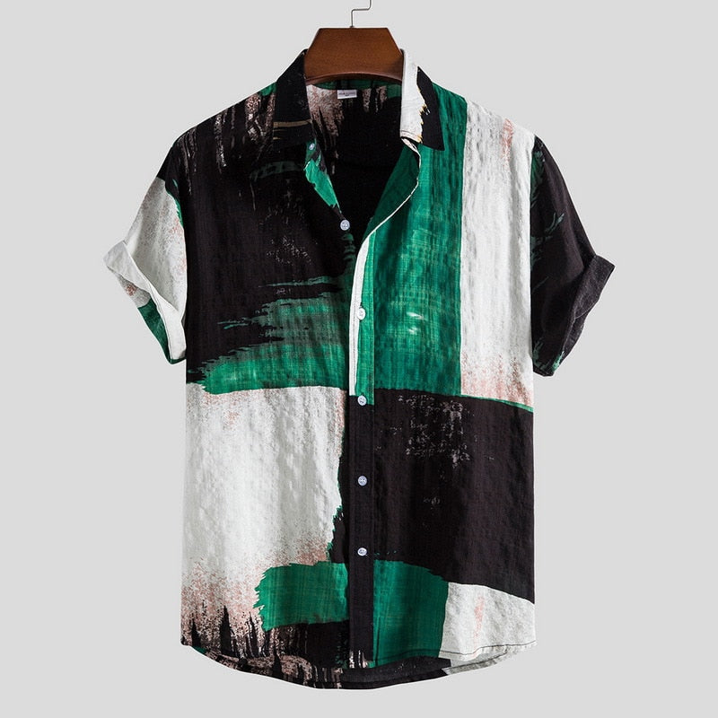 Vintage Grid Shirt green