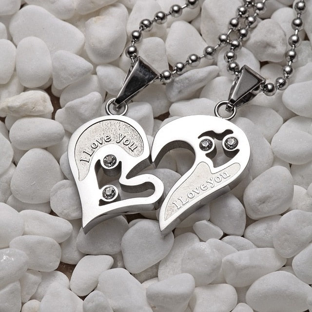 "I Love You" Couple Necklace