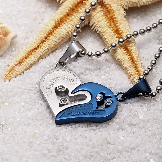 "I Love You" Couple Necklace