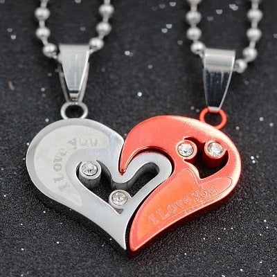 "I Love You" Couple Necklace