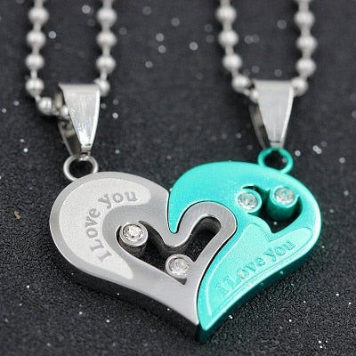 "I Love You" Couple Necklace